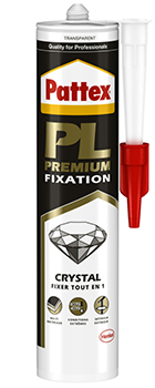 PATTEX PL PREMIUM CRYSTAL EN CARTOUCHE DE 290 GR