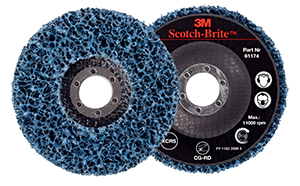 DISQUE 3M CG-RD BLEU GRAIN EXTRA GROS  115 x 22 MM