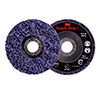 DISQUE 3M XT-RD VIOLET GRAIN EXTRA GROS  115 x 22 MM